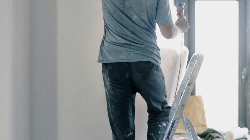 man-renovating-his-bedroom